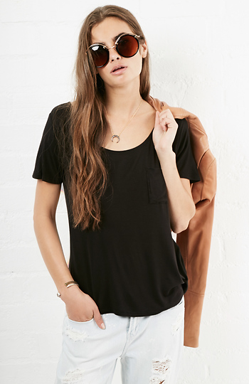 Six Crisp Days Basic Scoop Tee Slide 1