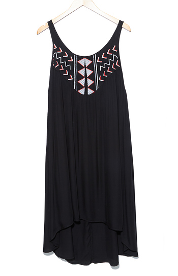 BB Dakota Plus Jethro Embroidered Dress Slide 1