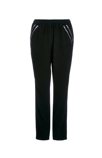 Maison Scotch Woven Jogger Pant with Moto Details Slide 1