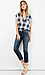 Current/Elliott The Cropped Straight Jeans Thumb 1