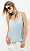 Velvet Heart Kaelyn Sleeveless Chambray Tencel Tank Thumb 1