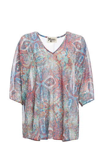 Show Me Your Mumu Paisley Shook Tunic Slide 1