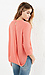 FRNCH Open Front & Back Drape Blouse Thumb 2