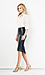 Basquiat Vegan Leather Pencil Skirt Thumb 3