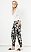 RD Style Abstract Print Smock Waist Pants Thumb 3