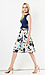 FRNCH Floral Pleated Skirt Thumb 3