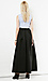 FRNCH Polka Dot Textured Jacquard Maxi Skirt Thumb 2