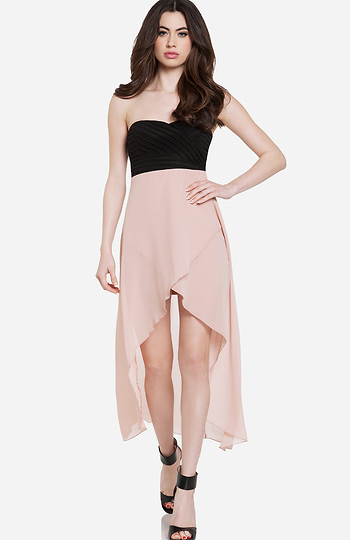 High/Low Sweetheart Dress Slide 1