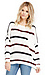 Striped Knit Varsity Sweater Thumb 3