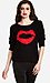 Kiss Print Sweater Thumb 1