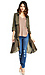 Line & Dot Flowy Trench Coat Thumb 2