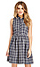 Plaid Button Top Cotton Dress Thumb 2