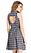 Plaid Button Top Cotton Dress Thumb 1