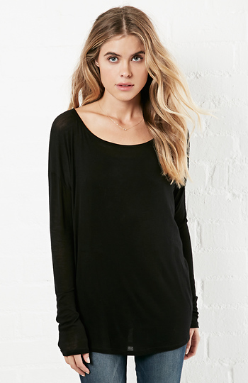 Pacey Dolman Stretch Knit Blouse Slide 1