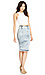 Acid Wash Denim Pencil Skirt Thumb 3