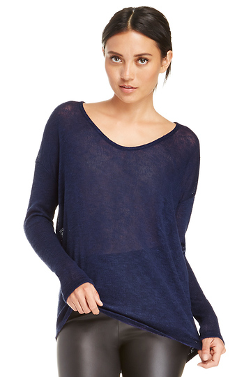 Dolman Sleeve Knit Top Slide 1