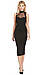 Sultry Mesh Panel Bodycon Dress Thumb 2
