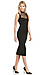 Sultry Mesh Panel Bodycon Dress Thumb 4