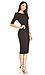 Powerful Bodycon Midi Dress Thumb 3