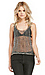 Beaded Pearl Mesh Tank Thumb 1