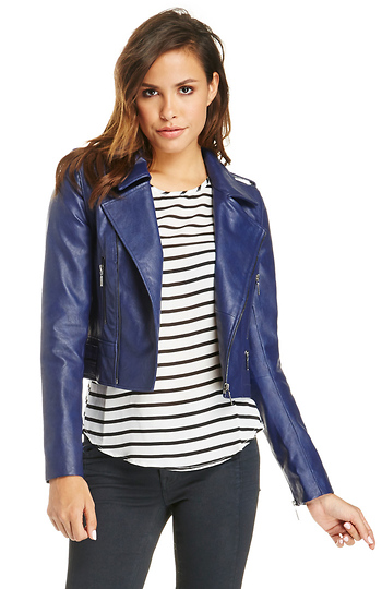 Lovers + Friends All Day Convertible Moto Jacket Slide 1