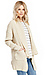 Oversized Shawl Cable Cardigan Thumb 1