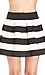 DAILYLOOK Striped Bandage Bell Skirt Thumb 4