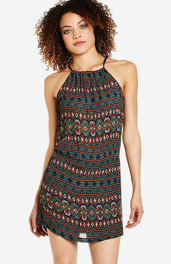 Tribal Drop Waist Dress Slide 1