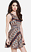 Tribal Fit and Flare Dress Thumb 3