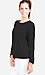 Key Hole Back Long Sleeve Top Thumb 1