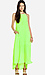 Line & Dot Pleated Maxi Dress Thumb 1