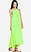 Line & Dot Pleated Maxi Dress Thumb 3