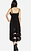 Mesh Insert Midi Dress Thumb 2