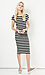 RD Style Cap Sleeve Stripe Dress Thumb 1