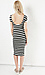 RD Style Cap Sleeve Stripe Dress Thumb 2