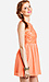 Peach Lace Bodice Dress Thumb 2