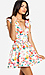 Floral Print Cutout Dress Thumb 2