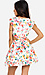 Floral Print Cutout Dress Thumb 3
