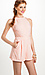 Lace Back Rose Romper Thumb 1