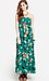 Strapless Feather Maxi Dress Thumb 1