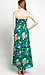 Strapless Feather Maxi Dress Thumb 3