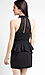 Little Black Peplum Dress Thumb 3