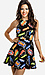 Pop Art Fit and Flare Dress Thumb 1