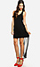 Line & Dot Sheer Tail Dress Thumb 1