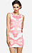 Lace Print Knit Dress Thumb 1