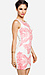 Lace Print Knit Dress Thumb 2