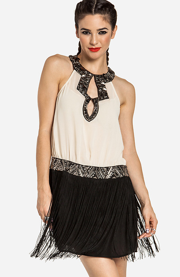 Embellished Flapper Dress Slide 1