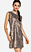 Metallic Leopard Sweatshirt Dress Thumb 2