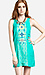 Embroidered Lace Shift Dress Thumb 1