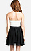 Strapless Pinstripe Bodice Dress Thumb 3
